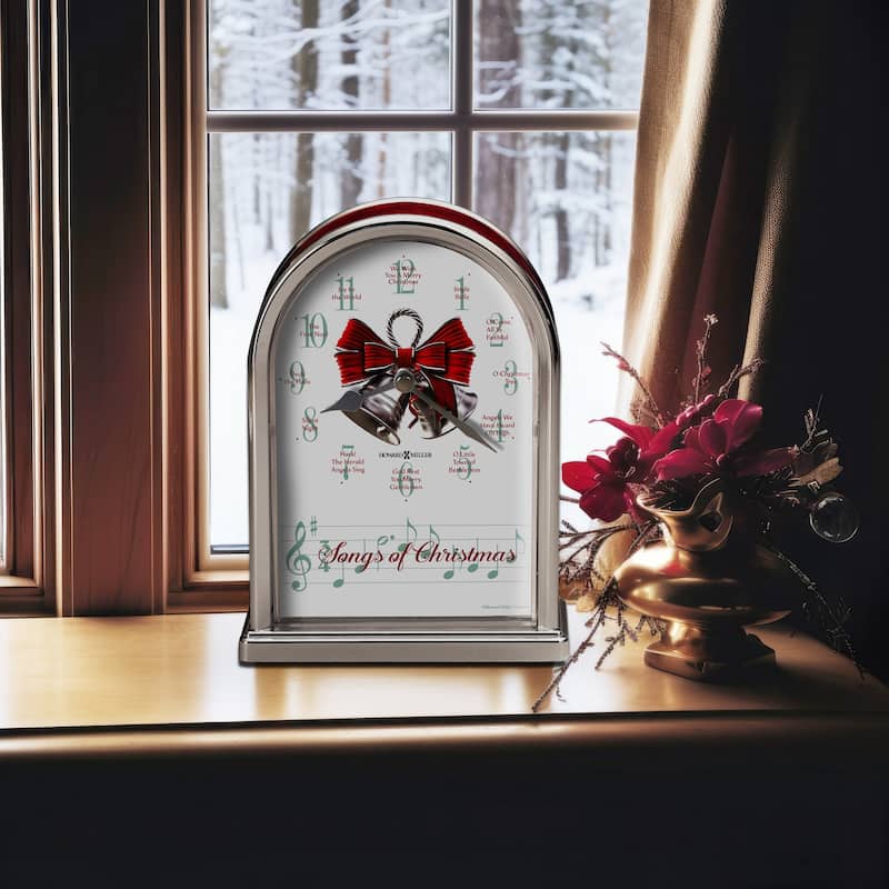 Howard Miller Songs of Christmas Tabletop Clock