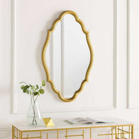 Perrault Quatrefoil Gold Mirror