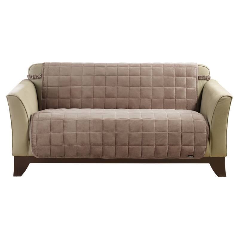SureFit Deluxe Pet Armless Loveseat Furniture Cover