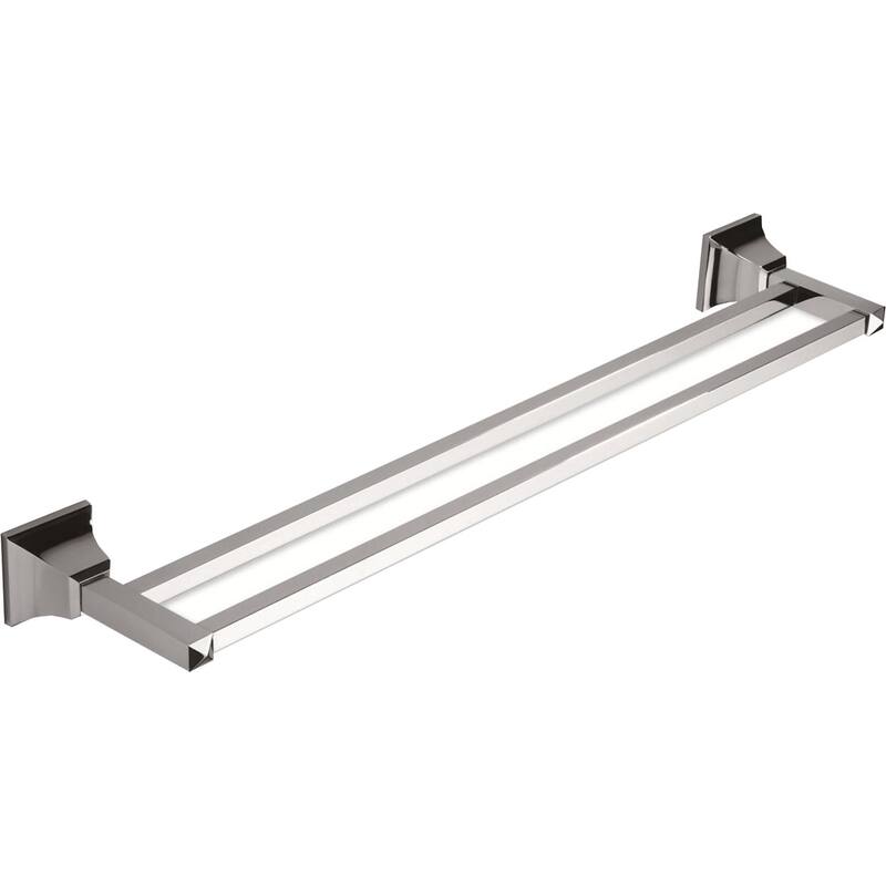 Atlas Homewares 22 Inch Double Towel Bar from the Gratitude Collection - Polished Chrome