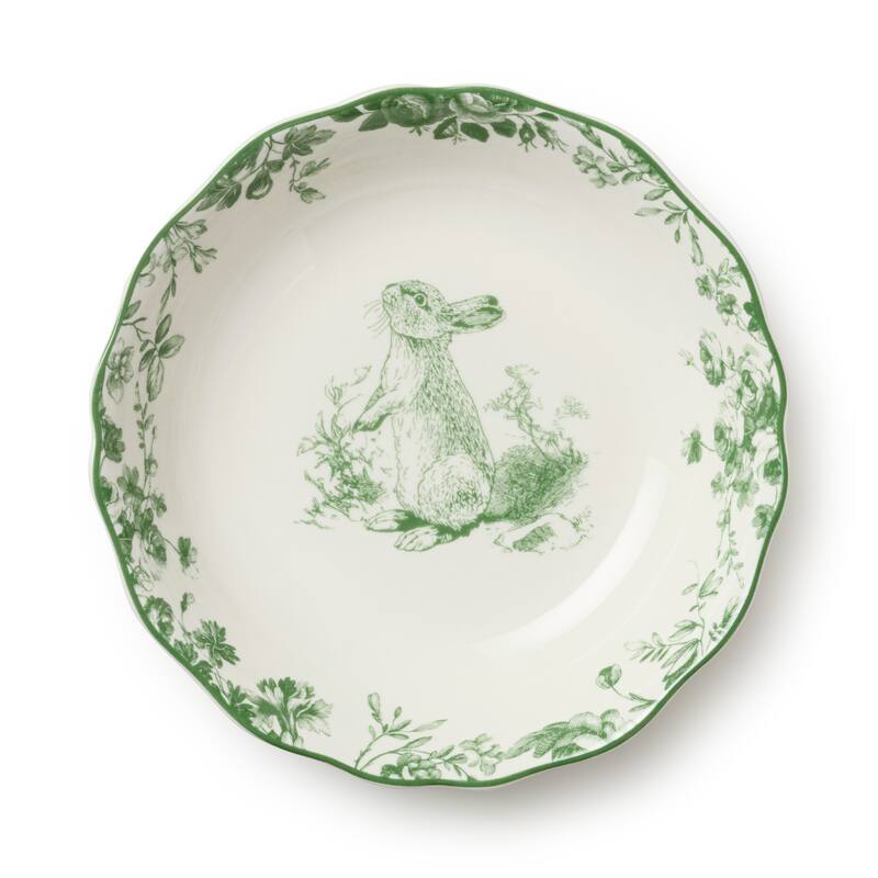 Certified International Le Jardin Set of 4 Soup Bowl 8" 4 asst - 8"W x 8"D x 2"H