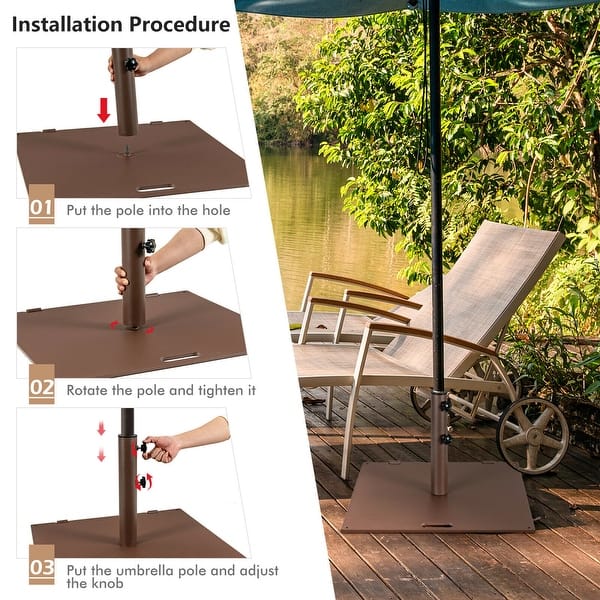 12 foot cantilever patio umbrella PatioKingdom Cantilever Umbrella with Base, Outdoor Large Offset Umbrella   Patio Kingdom