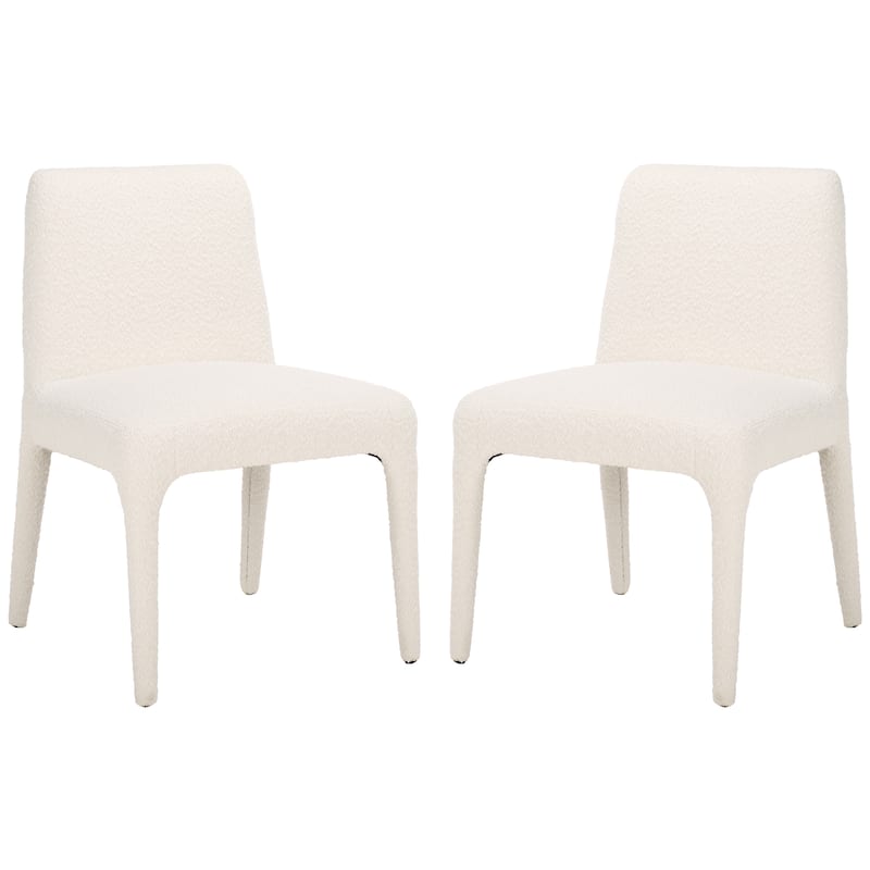 SAFAVIEH Couture Derrick Boucle 19-inch Dining Chair [SET of 2] - 22"W x 23"D x 34"H