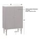 preview thumbnail 9 of 7, angelo:HOME Minka Mid-Century Scalloped Front Cabinet