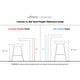 preview thumbnail 7 of 7, Porch & Den Forrest Contemporary Black Stackable Fully Welded Counter Stool (Set of 2)