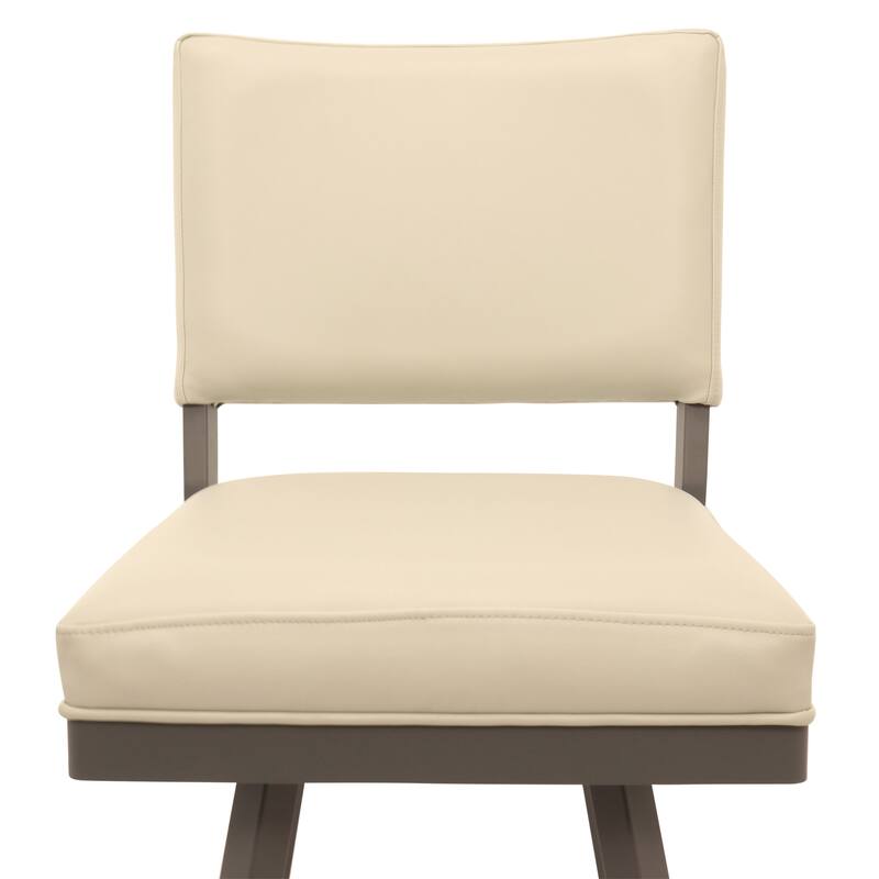 Tempo Furniture Emerson Swivel 26" Counterstool w/ Fully Welded Metal Frame (Commercial Grade) by Furnish Theory (Var. Colors)