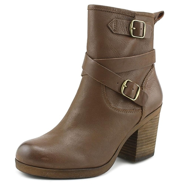 Lucky Brand Orenzo Round Toe Leather Ankle Boot