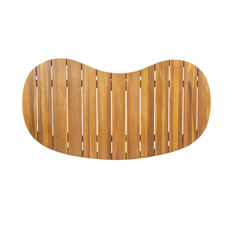 Christopher Knight Home - 4-Piece Patio Conversation Set with Woven Rope Loveseat, Cushions & Acacia Wood Coffee Table