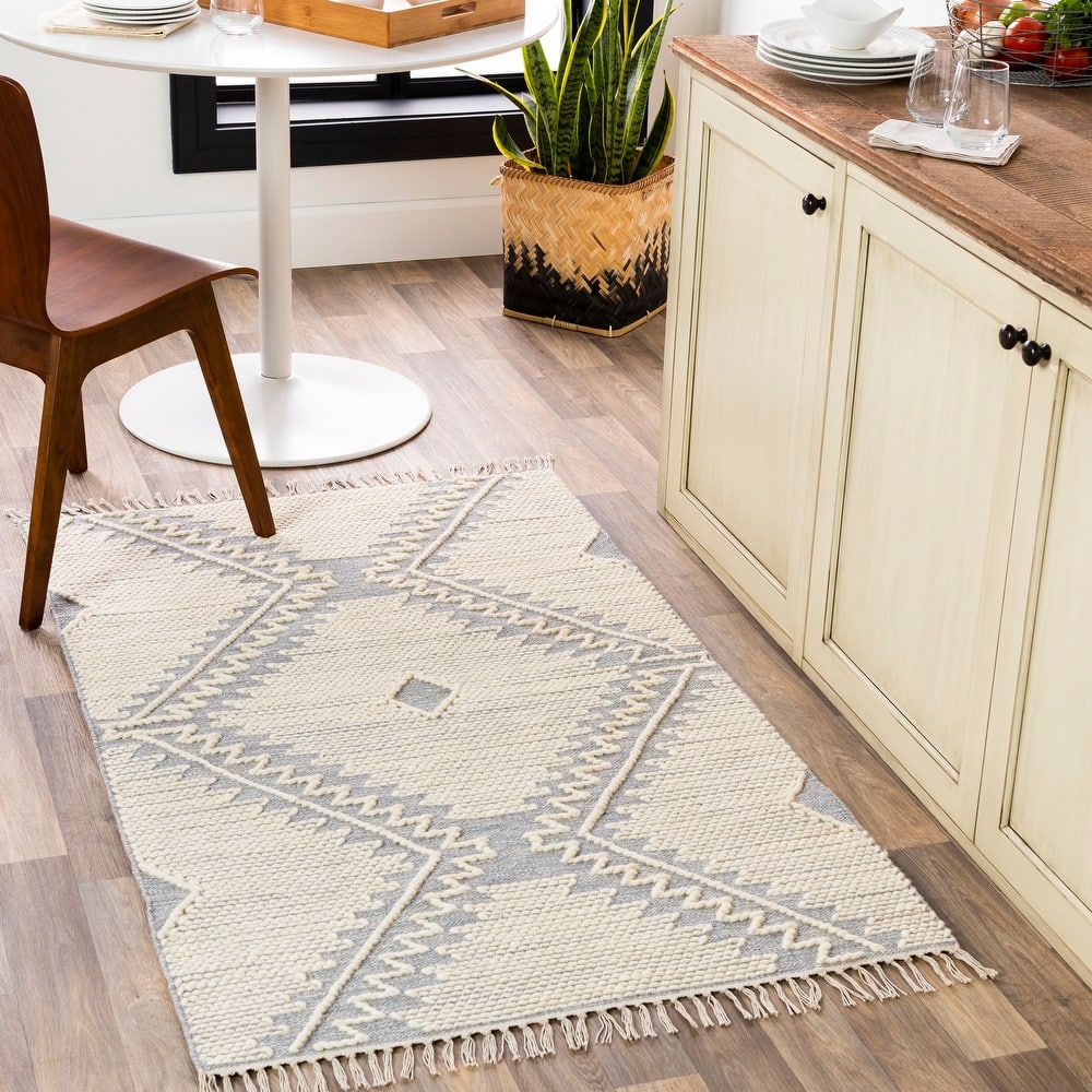 Livabliss Beto Handmade Geometric Nomad Cotton Area Rug
