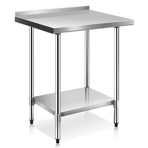 Shop Costway 24'' x 30'' Stainless Steel Work Prep Table with ...