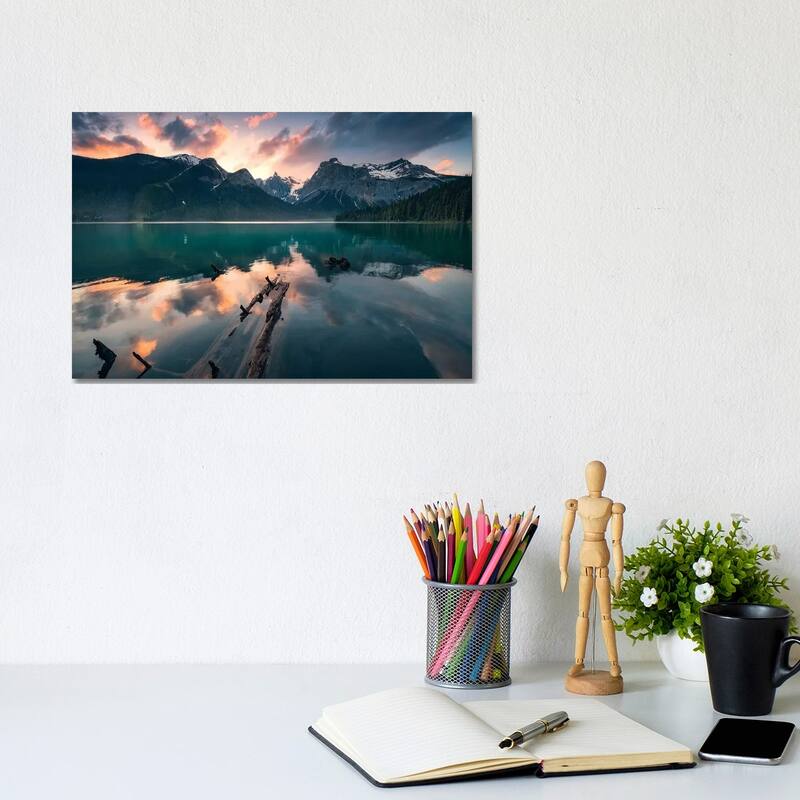 iCanvas "Burning Emerald" by Stefan Hefele Canvas Print - 8x12x0.75