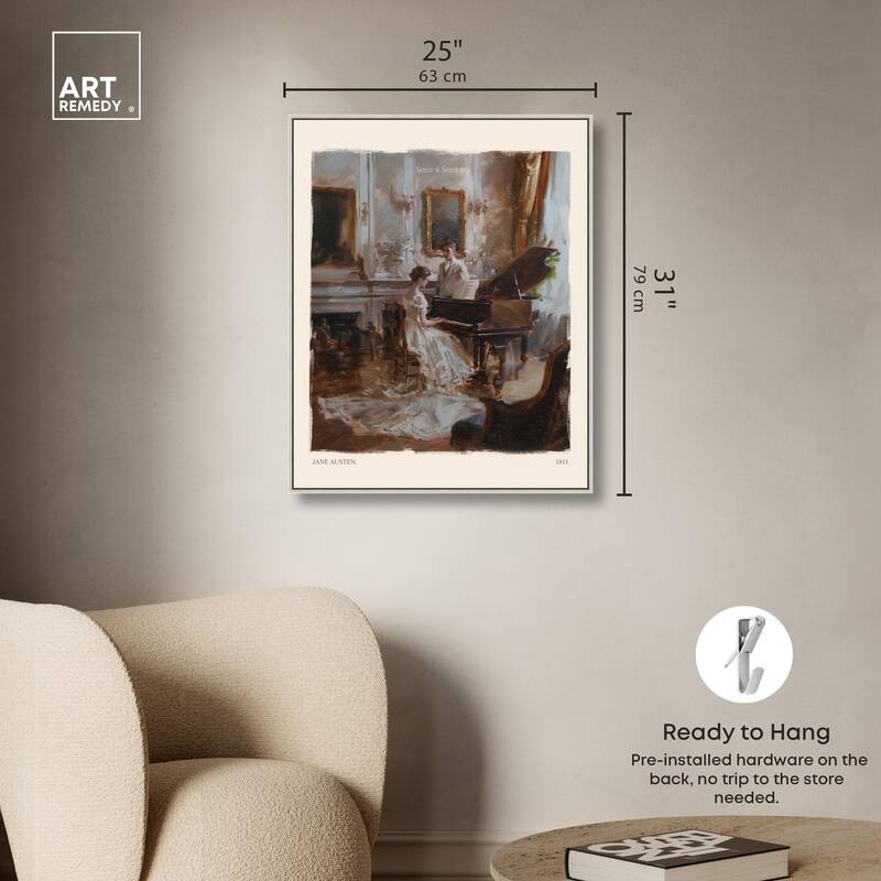 Sense and Sensibility Scene Canvas by Art Remedy