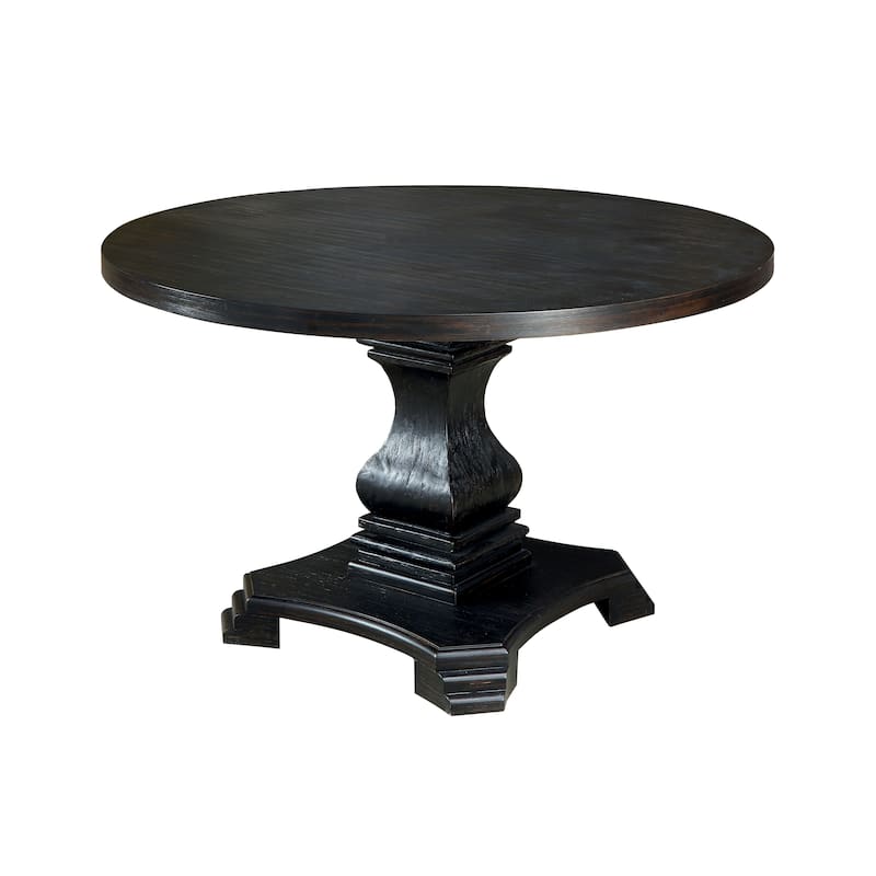 Kaolinovo Contemporary Black Solid Wood 5-Piece Dining Table Set by Copper Grove