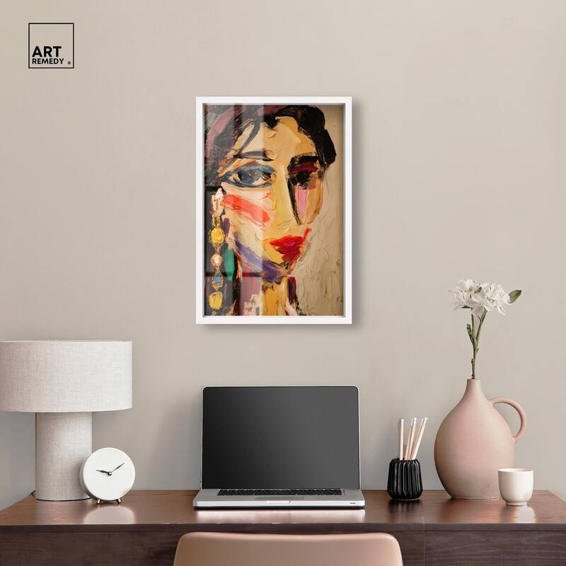 Colorful Expression I Shadowbox by Art Remedy