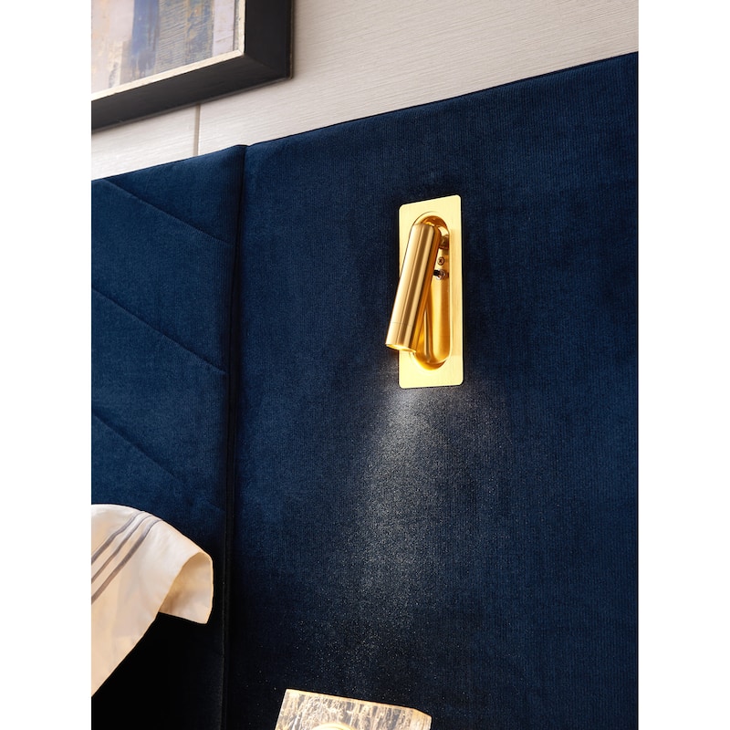 Queen Size Velvet Upholstered Bed Frame with Wingback Headboard, Wooden Slats, No Box Spring Needed