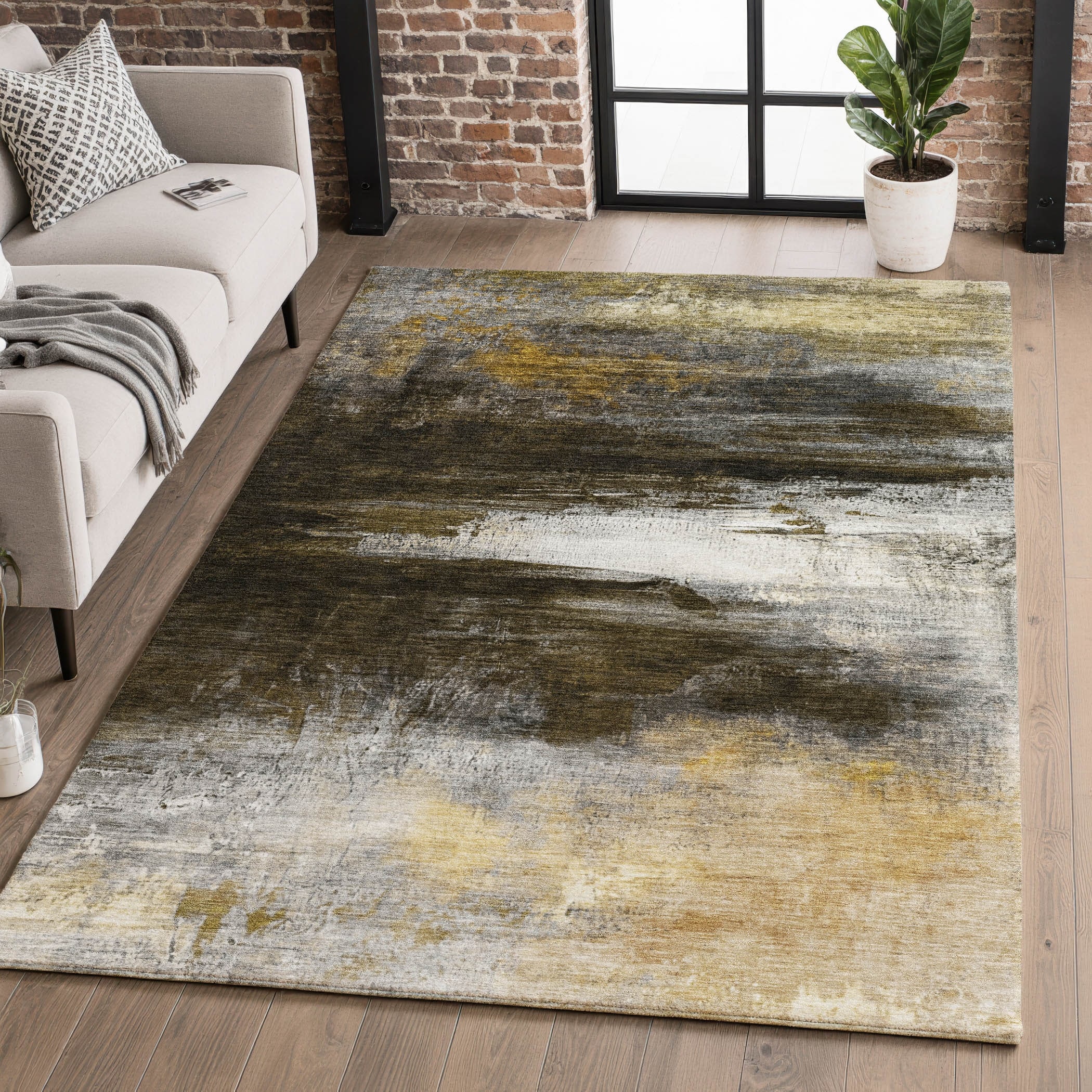 Premium Washable Super Soft Modern Abstract Mayfield Rug