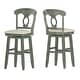 preview thumbnail 15 of 79, Eleanor Napoleon Back Wood Swivel Chair by iNSPIRE Q Classic