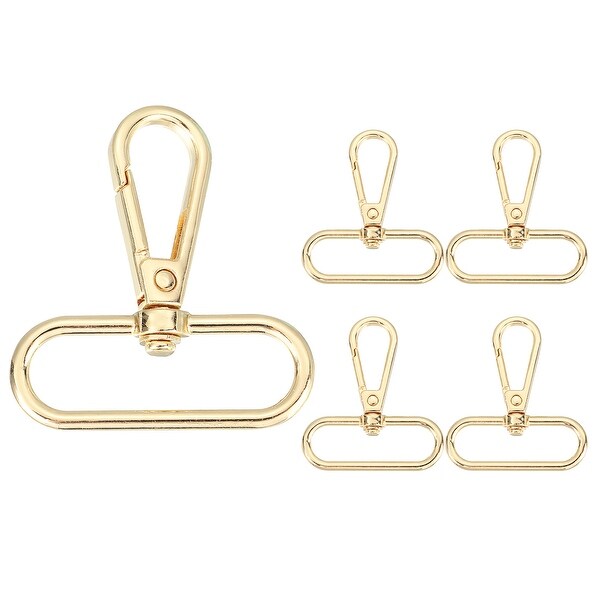 Swivel Clasp Hooks, Metal Trigger Snap Hooks for Keychain Purse