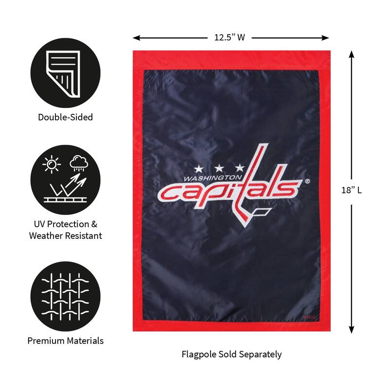 Vegas Golden Knights, Suede Garden Flag Justin Patten