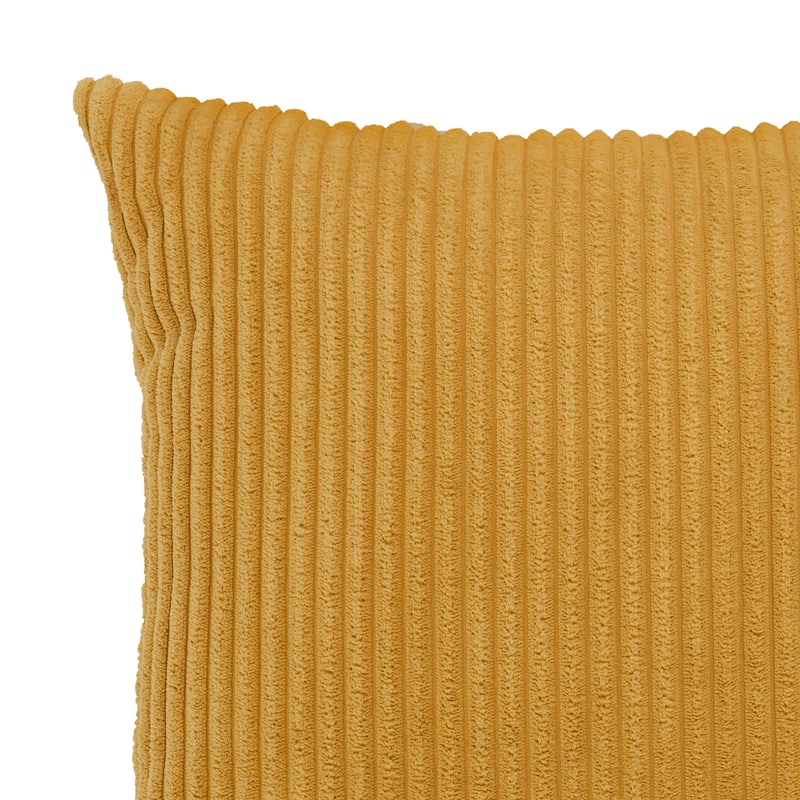 Set of 2 Modern Decorative Soft Corduroy Throw Pillows