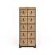 preview thumbnail 15 of 17, Brown Wood Rustic Chest 44 x 19 x 12