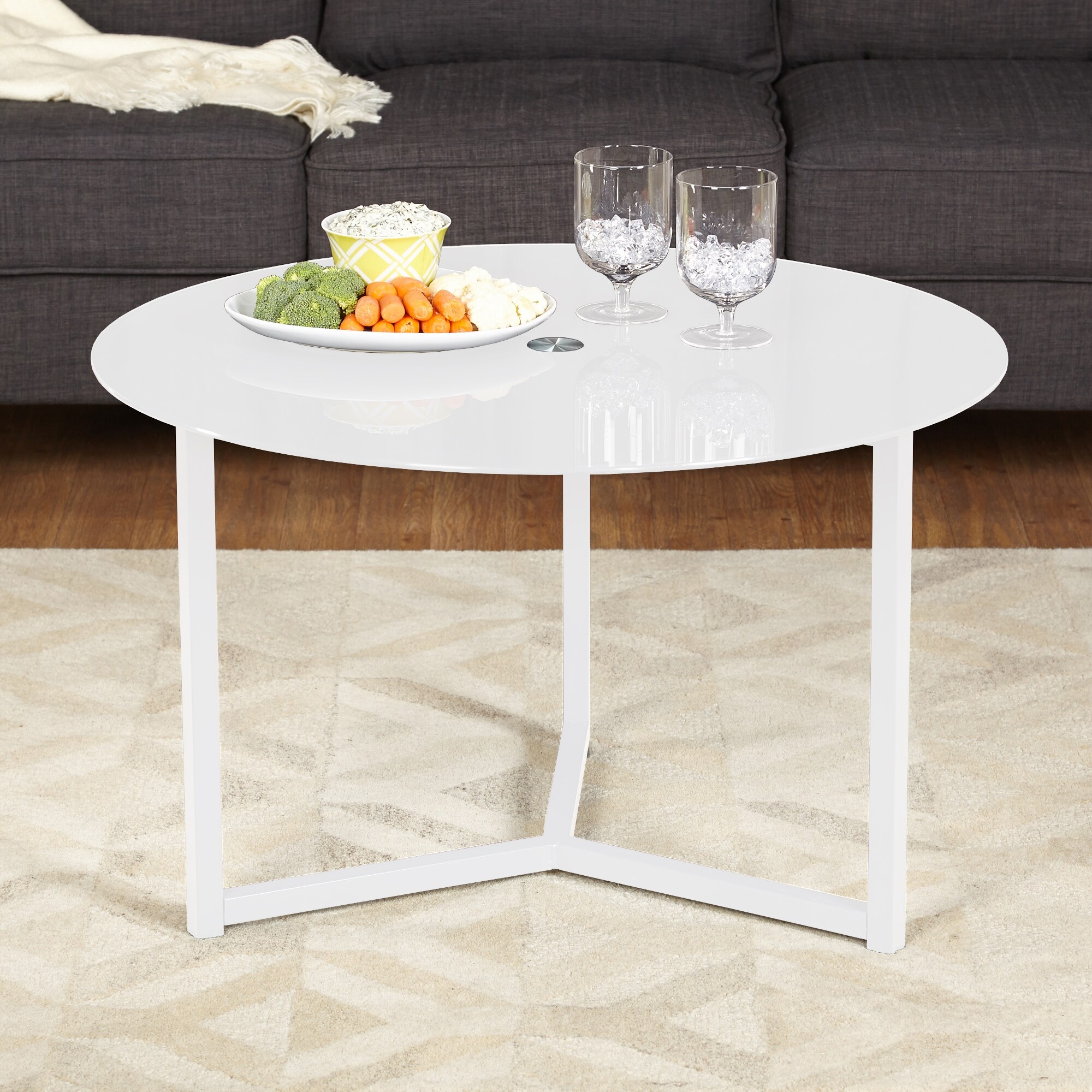 Simple Living Jackson Glass Cocktail Table