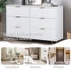 preview thumbnail 6 of 5, 6 Drawer Dresser Drawer Chest Storage Cabinet Organizer