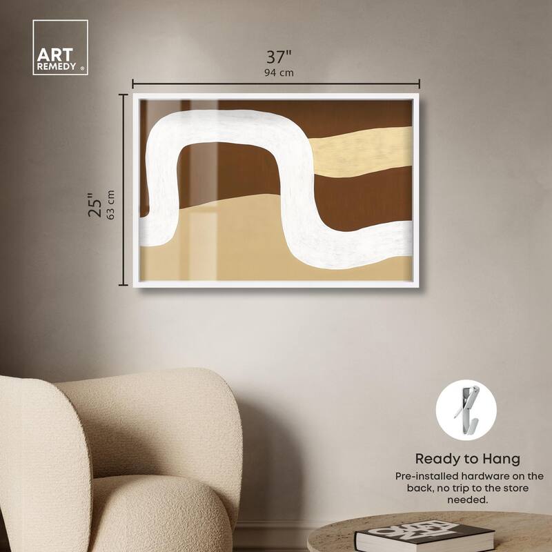Minimal Wavy II Shadowbox by Art Remedy