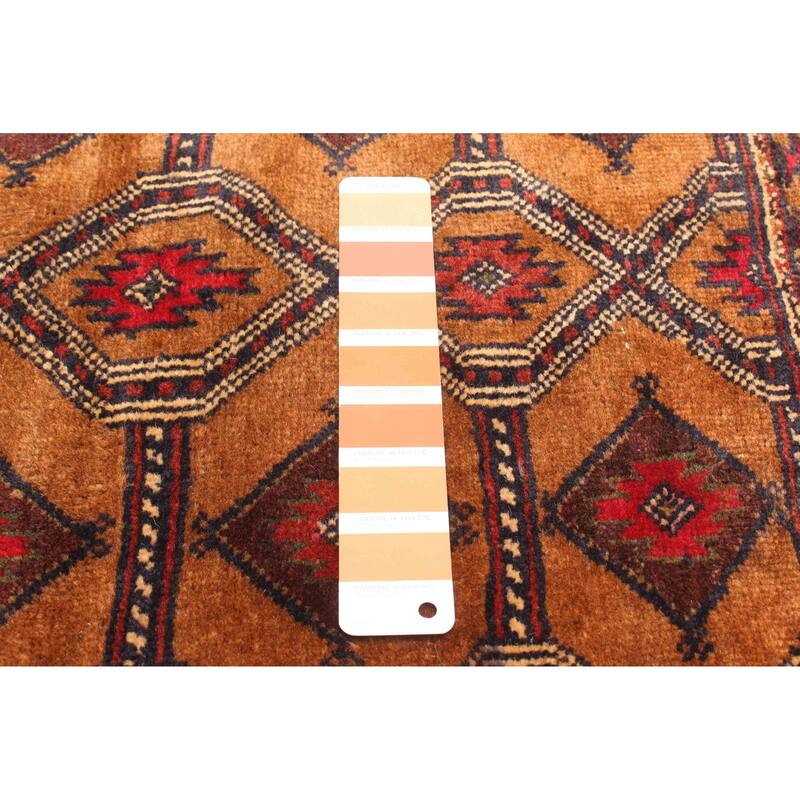 ECARPETGALLERY Hand-knotted Teimani Brown Wool Rug - 2'11 x 4'4