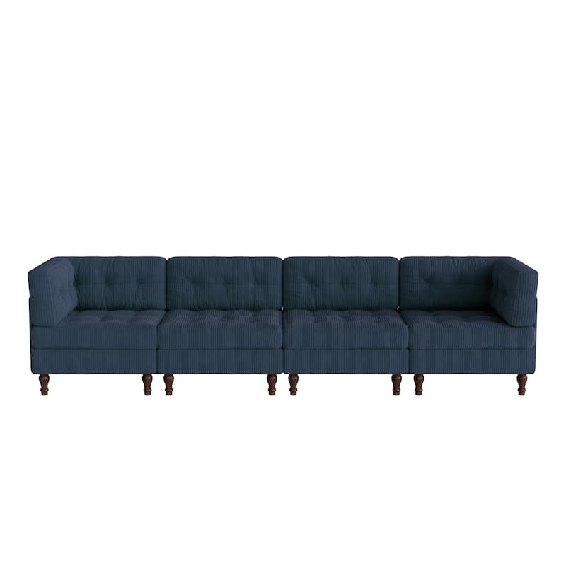 Madison Oversized Upholstered Corduroy Modular Sectional Sofa