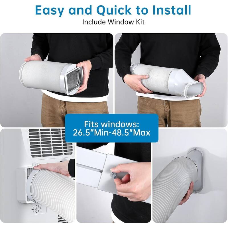 15000 Btus Portable Air Conditioner, Cools Room up to 850 Sq.Ft. - N/A