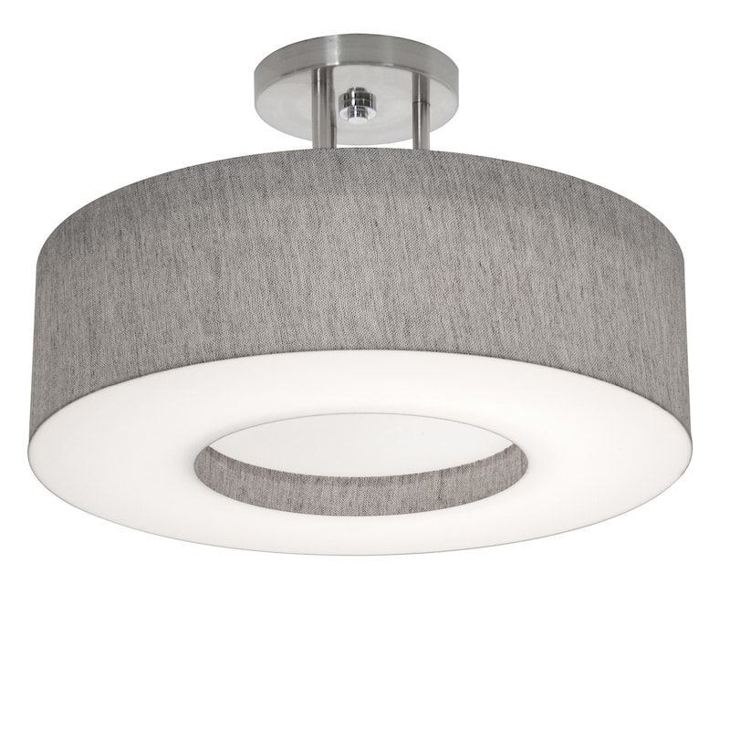 AFX Montclair 15'' Semi-Flush - Grey