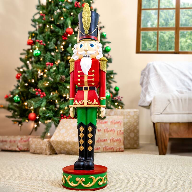 Sunnydaze Kristoff the Nutcracker Soldier Christmas Decor - 29"