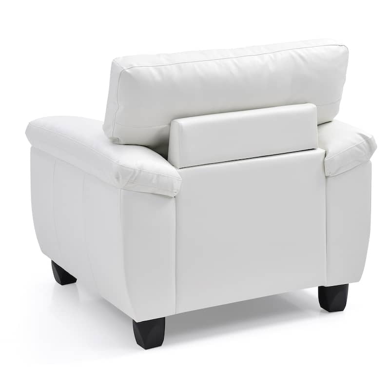 Tufted Upholstered Accent Chair - 36" - White
