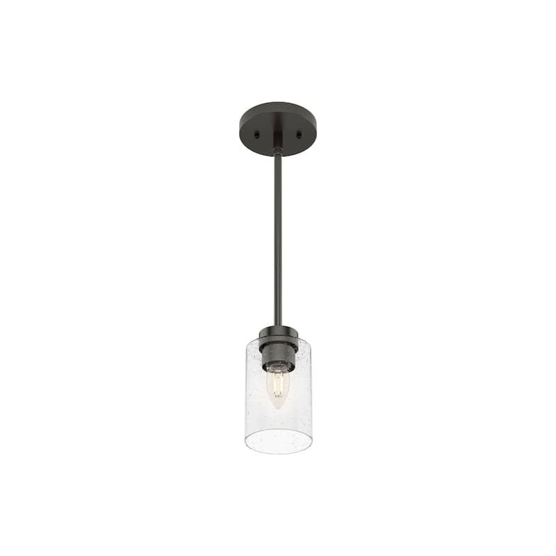 Hunter Hartland 1-Light Mini Pendant - Kitchen Island, Dining Room, Bedroom - Farmhouse, Industrial