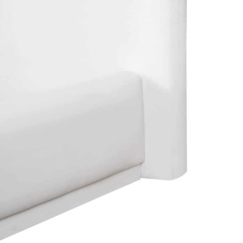 Soft Upholstered Bed with Fully Padded Headboard for Comfort and Support