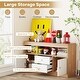 preview thumbnail 18 of 17, Kids Toy Storage Organizer with Open Shelf and 2 Drawers for Playroom - 42" x 12" x 24.5"