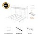 preview thumbnail 13 of 15, Twin Size Triple Bunk Bed with Guardrail, Detachable Metal Bed Frame