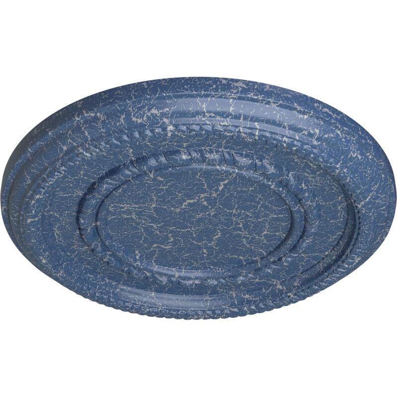 12 5/8"OD x 1 1/8"P Federal Roped Small Ceiling Medallion