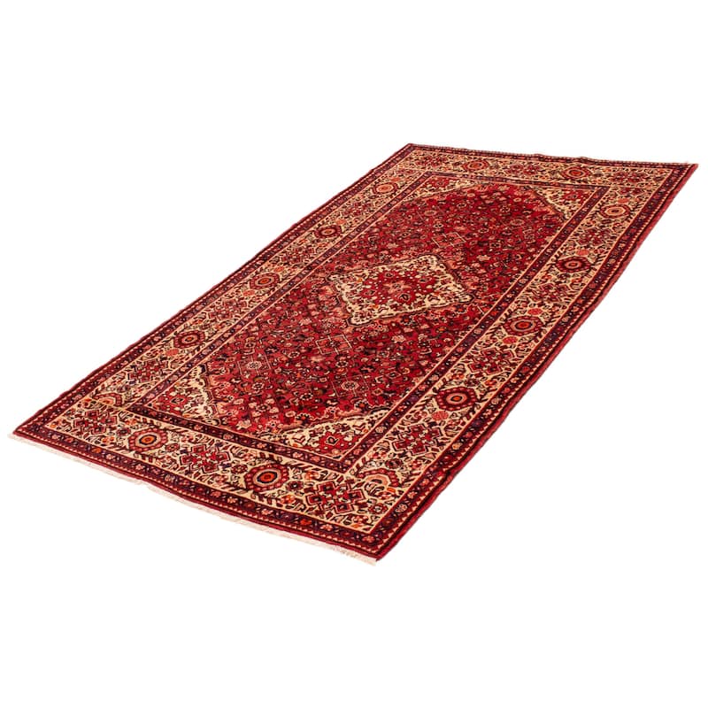 ECARPETGALLERY Hand-knotted Andelz Red Wool Rug - 5'6 x 10'1