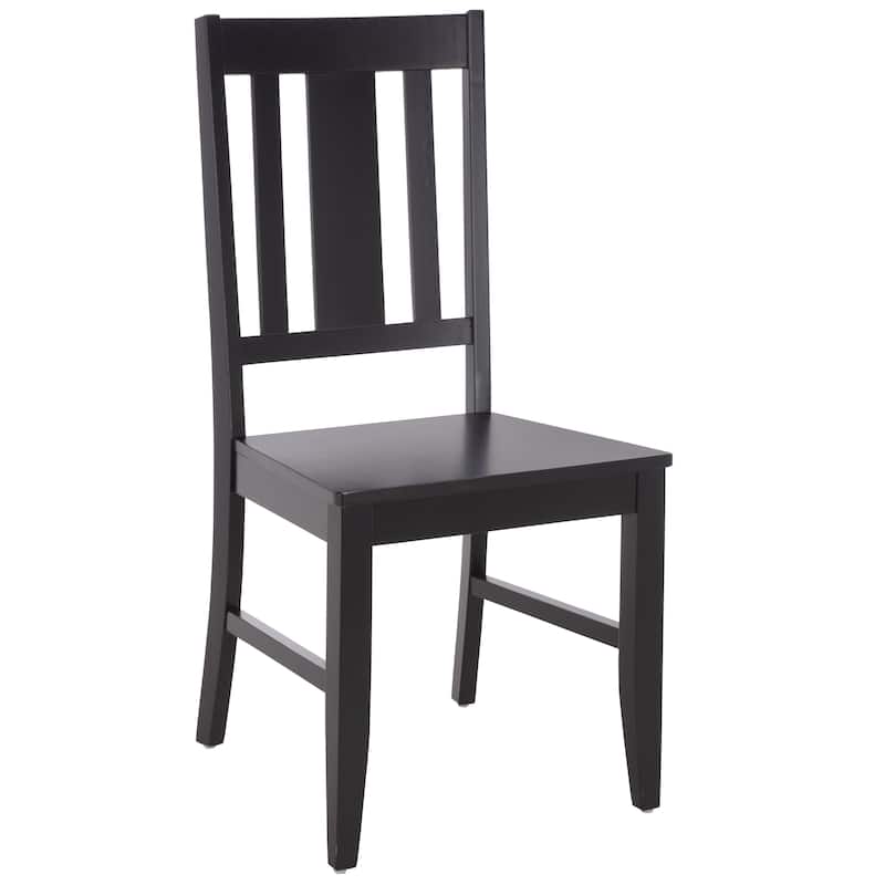 SAFAVIEH Home Roswitha Slat Back Side Chair - 18"W x 22"D x 39"H