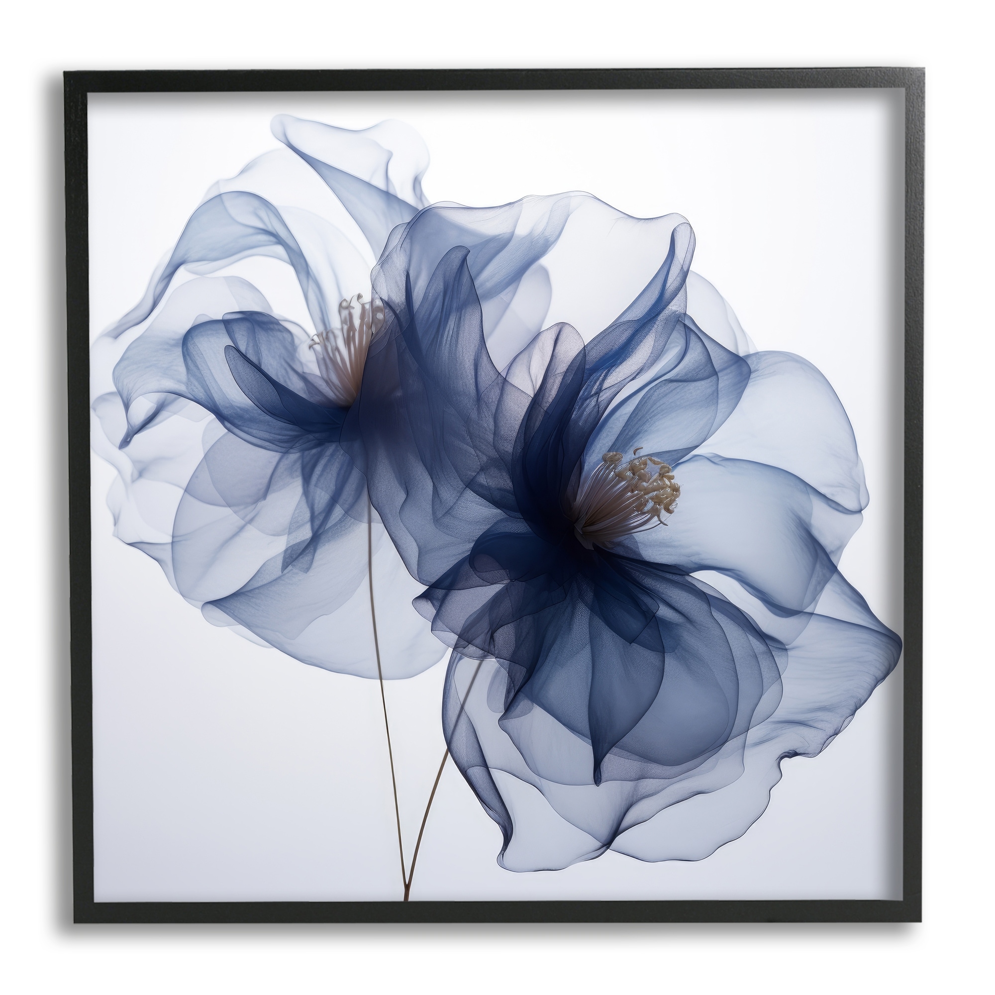 Stupell Blue Modern Bloom Framed Giclee Art Design by Irena Orlov