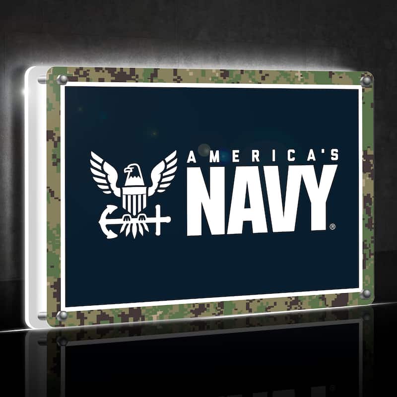 United States Navy LED Lighted Sign