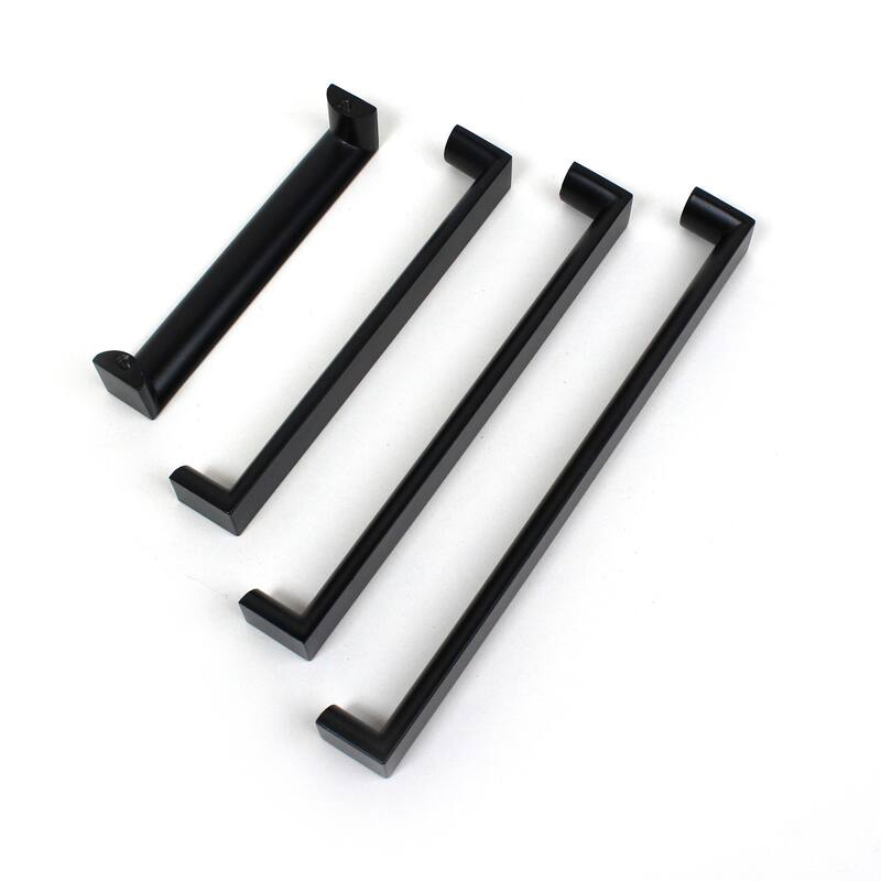Dowell Series 3007 Handles (160mm/6.3" CTC), Black, 10 Pack - 6.3" - 160mm