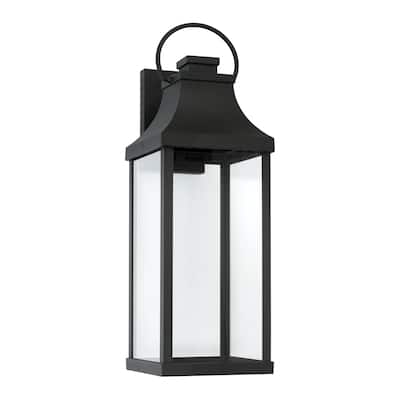 Bradford Outdoor 1-light Large LED Wall Lantern w/ Clear Glass