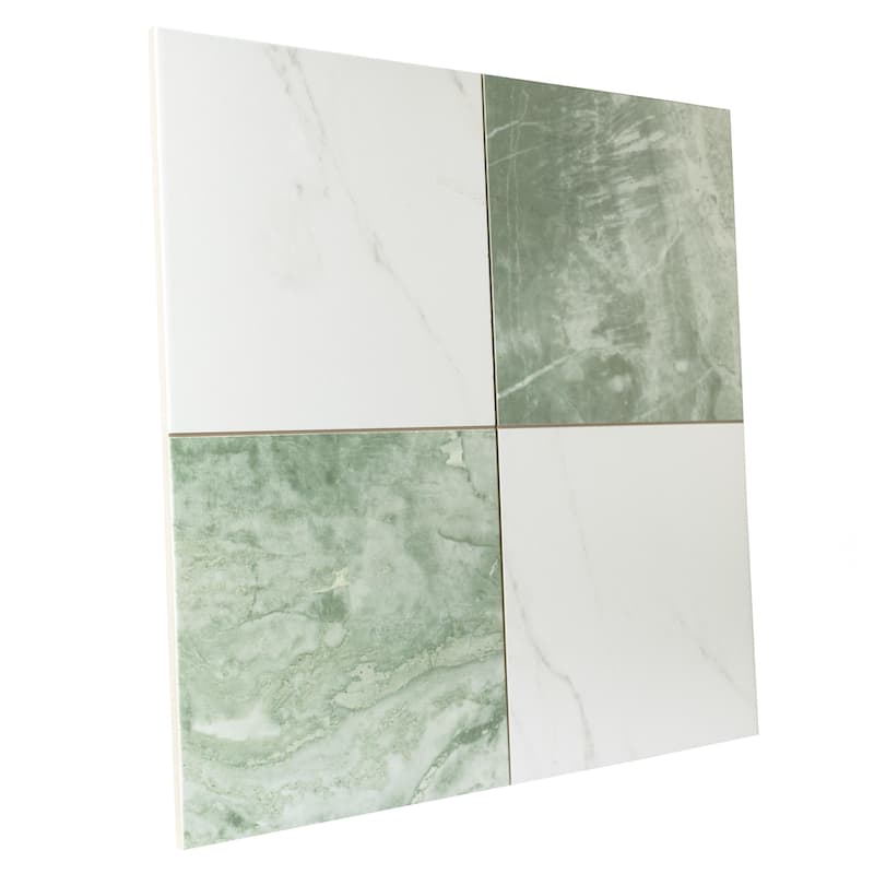 Merola Tile Marbilia Chess Jungle 17-3/8" x 17-3/8" Porcelain Floor and Wall Tile