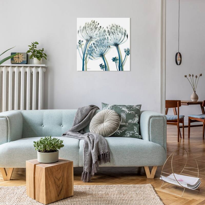 "Unfocused Beauty 2" Frameless Free Floating Tempered Glass Panel Graphic Wall Art