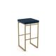 Option Blue Polyurethane / Golden Metal