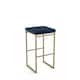 Option Blue Polyurethane / Golden Metal