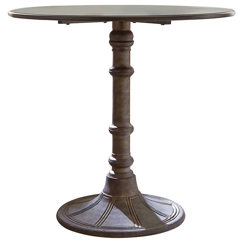 Oswego Round 30-inch Bistro Dining Table Bronze - Bronze